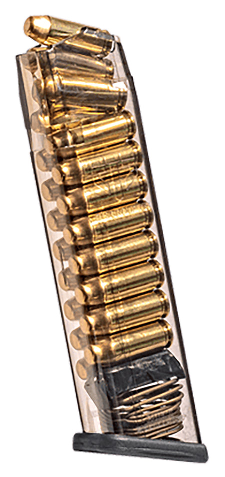 ETS Group 20rd Extended 10mm Auto Clear Polymer Magazine Compatible with Glock 20/29/40