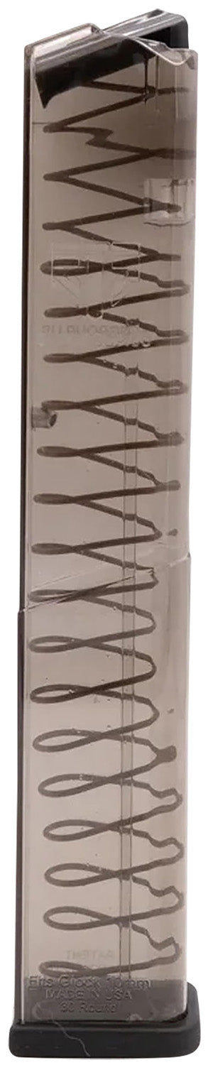 ETS Group 30rd Extended 10mm Auto Clear Polymer Magazine Compatible with Glock 20/29/40