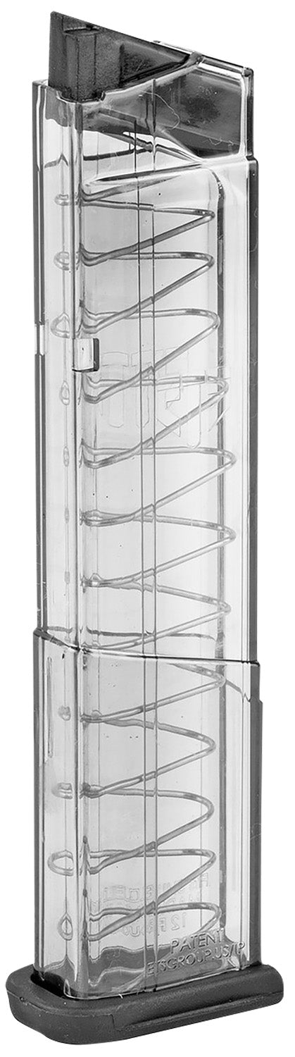 ETS Group 12rd 9mm Luger Clear Polymer Detachable Magazine for S&W M&P Shield