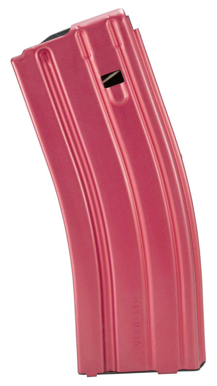 DuraMag Speed 30rd 223 Rem/5.56 NATO AR-15 Red 6061-T6 Aluminum Magazine Black Follower