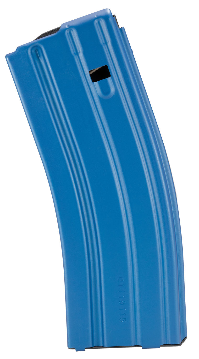 DuraMag Speed 30rd 223 Rem/5.56 NATO AR-15 Blue 6061-T6 Aluminum Magazine Black Follower