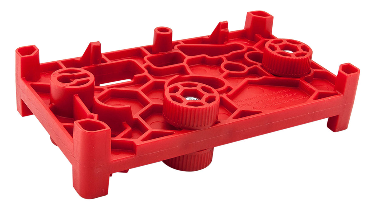 Apex Tactical Armorer's Block 104001, Red Polymer Pistol Vise for S&W and Glock
