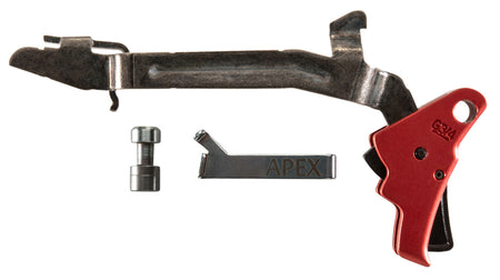 Apex Tactical 102155 Glock Gen3-4 17/17L/19/22-27/31-35 Red Action Enhancement Drop-In Trigger Kit