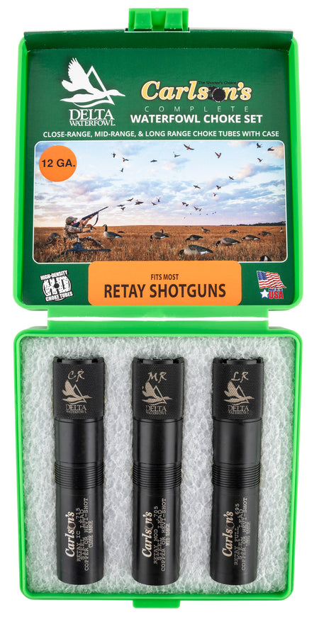 Carlson's 12 Gauge Delta Waterfowl Extended Choke Tube Retay Close/Mid/Long Range 17-4 Stainless 07779