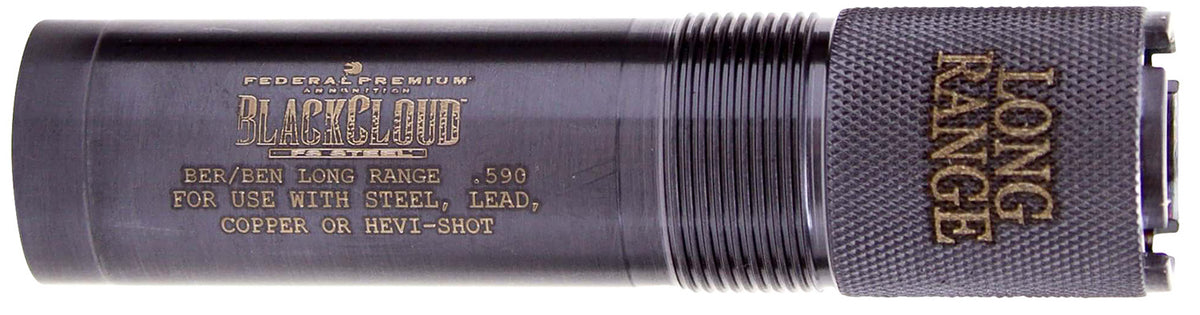 Carlson's Black Cloud Long Range Steel Choke Tube Beretta/Benelli Mobil 20 Gauge Titanium Finish