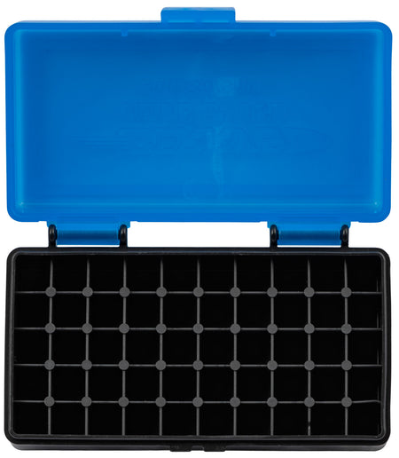 Berry's Polypropylene Ammo Box 50rd 9mm/380 ACP Blue/Black Stackable