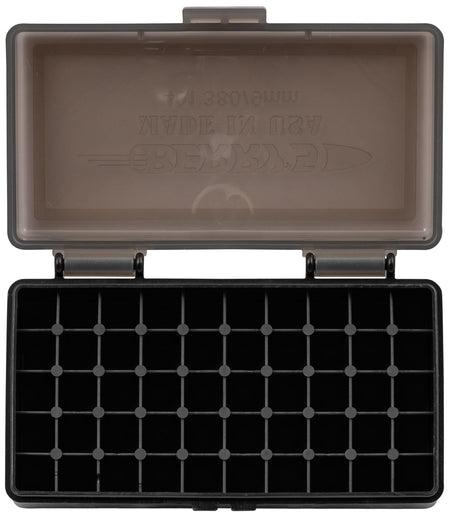 Berry's 19642 50rd 9mm/.380 ACP Stackable Ammo Box Smoke/Black