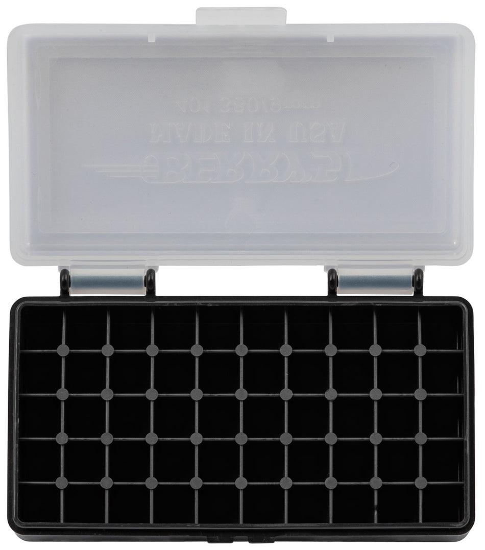 Berry's 71933 50rd 9mm/.380 ACP Stackable Ammo Box Clear/Black