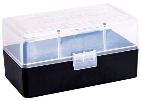 Berry's 79462 50rd 223 Rem/5.56 NATO Stackable Ammo Box Clear/Black