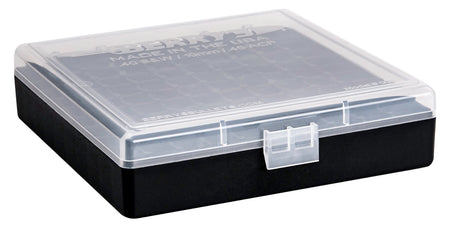 Berry's 16678 Polypropylene Ammo Box 40S&W/45ACP 100rd Clear and Black