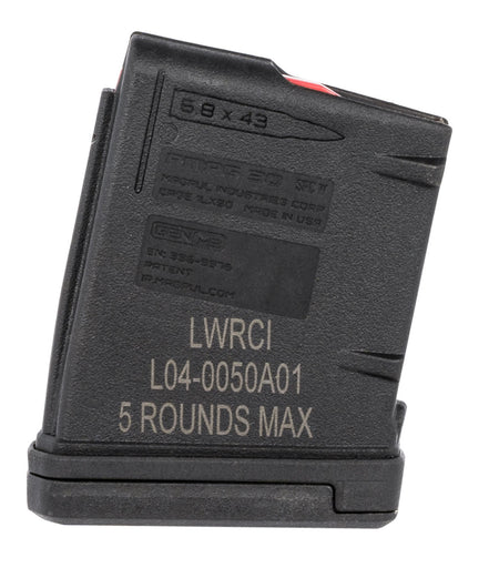 LWRC 5 Round 6.8 SPC Black Detachable PMAG – SIX8 Compatible
