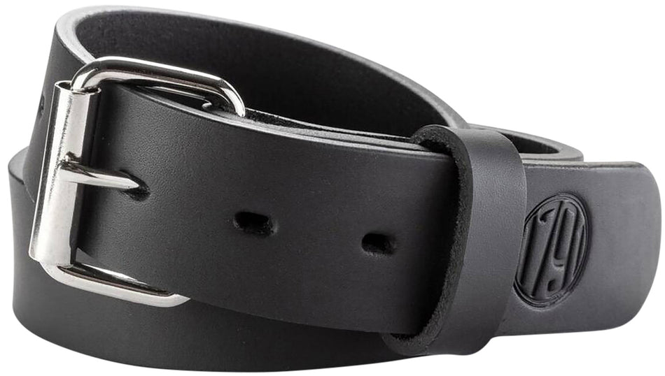1791 Gunleather 01 Stealth Black Leather Carry Belt 32/36 1.5" Wide Buckle Closure