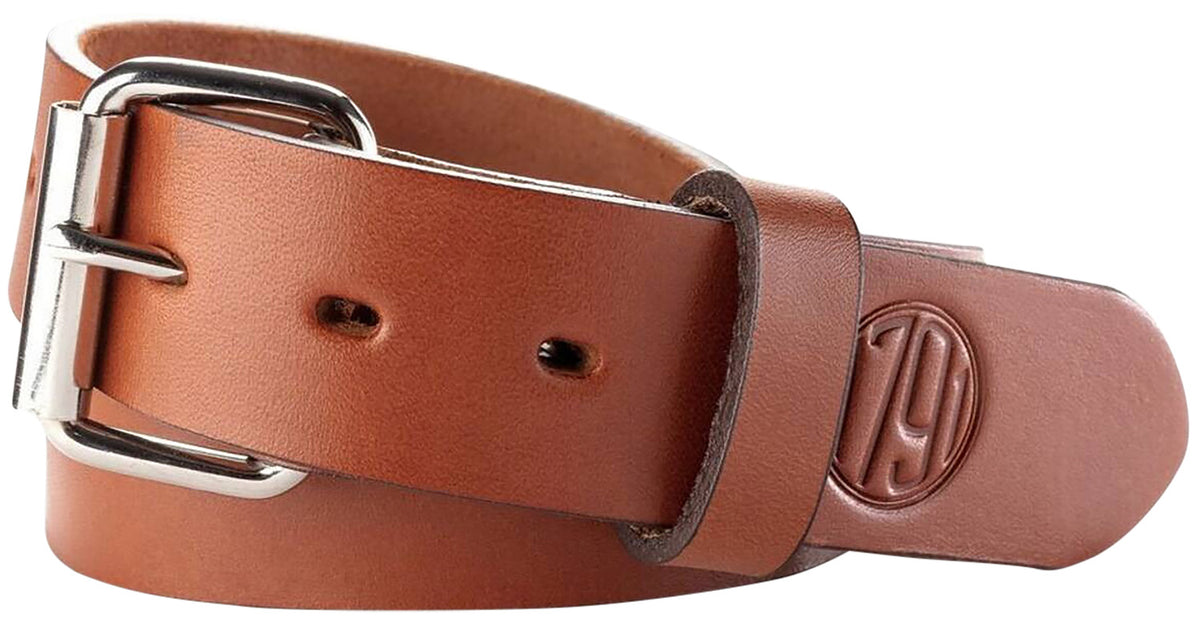 1791 Gunleather 01 Classic Brown Leather Carry Belt 40/44 1.5" Wide Buckle Closure