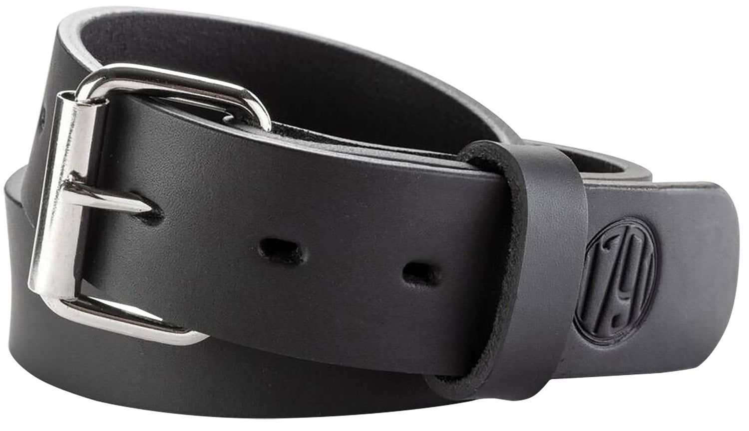 1791 Gunleather 01 Stealth Black Leather Carry Belt 46/50 1.5" Wide Buckle Closure