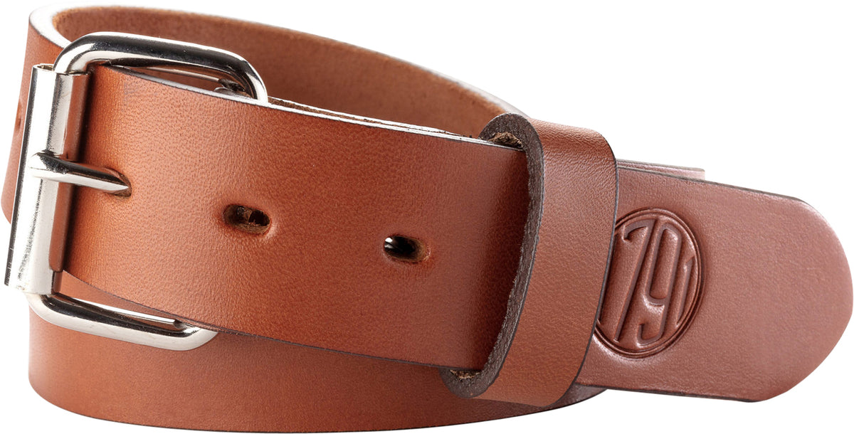 1791 Gunleather 01 Classic Brown Leather Carry Belt 46/50 1.5" Wide Buckle Closure