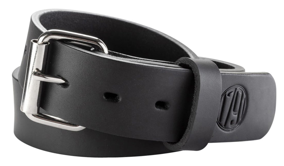 1791 Gunleather 01 Stealth Black Leather Carry Belt 48/52 1.5" Wide Buckle Closure