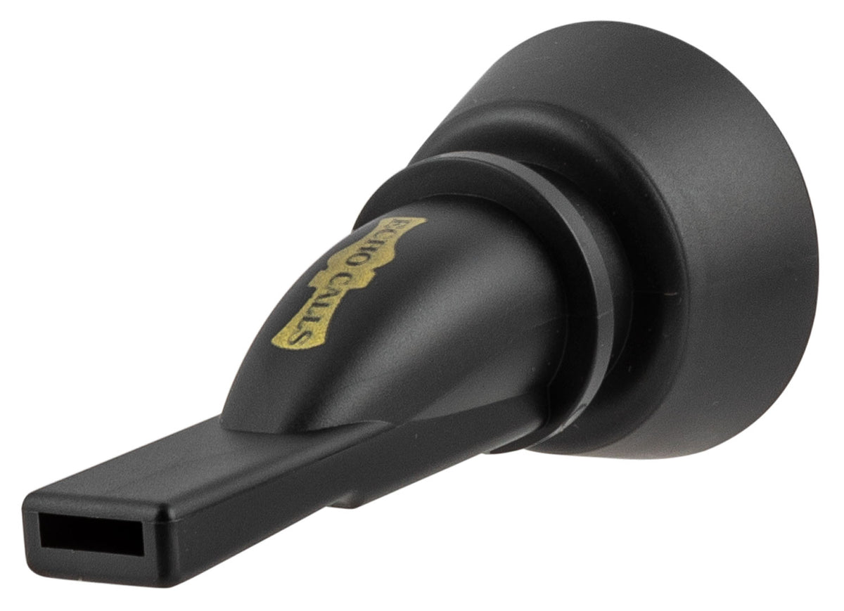 Echo Calls 78006 3-in-1 Duck Whistle Call Attracts Mallard/Widgeon/Pintail Black Plastic