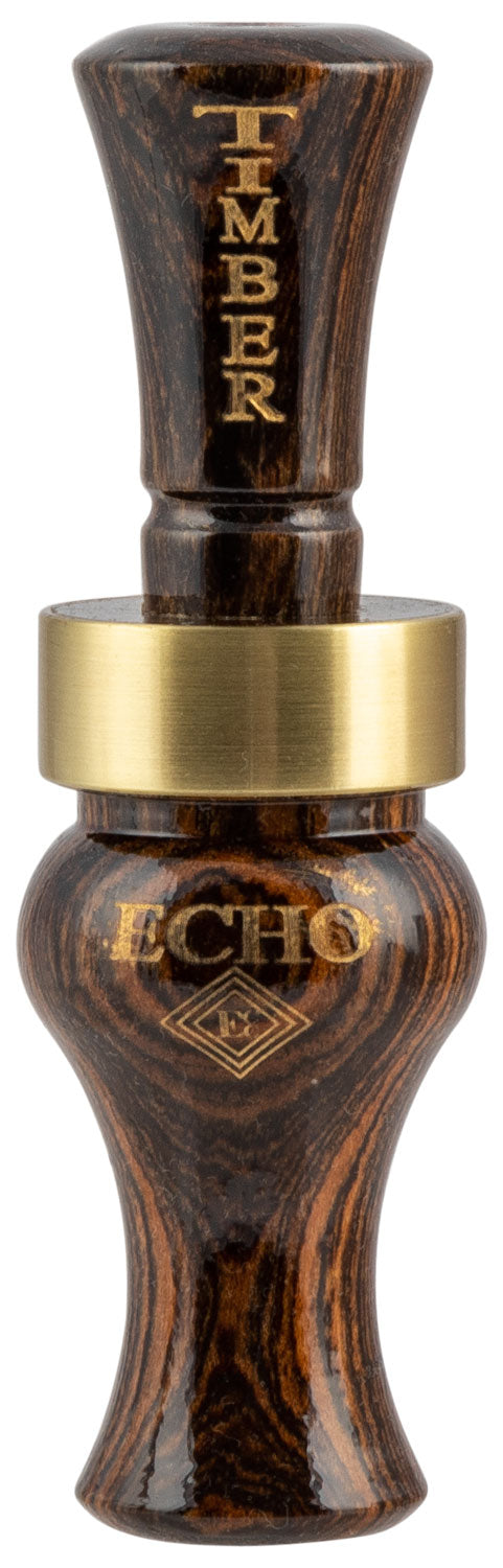 Echo Calls 78015 Bocote Timber Single Reed Mallard Hen Duck Call Brown Wood