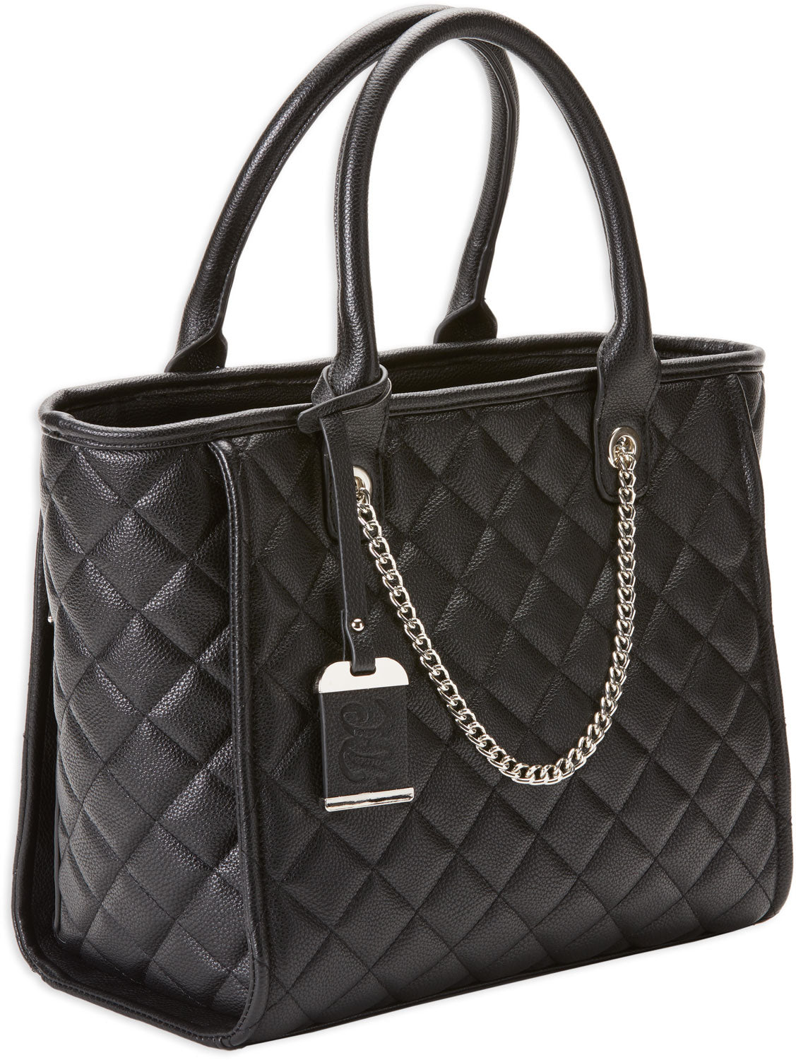Bulldog BDP058 Nylon Quilted Tote Purse with Color-Matched Holster Black for Small Autos and Revolvers