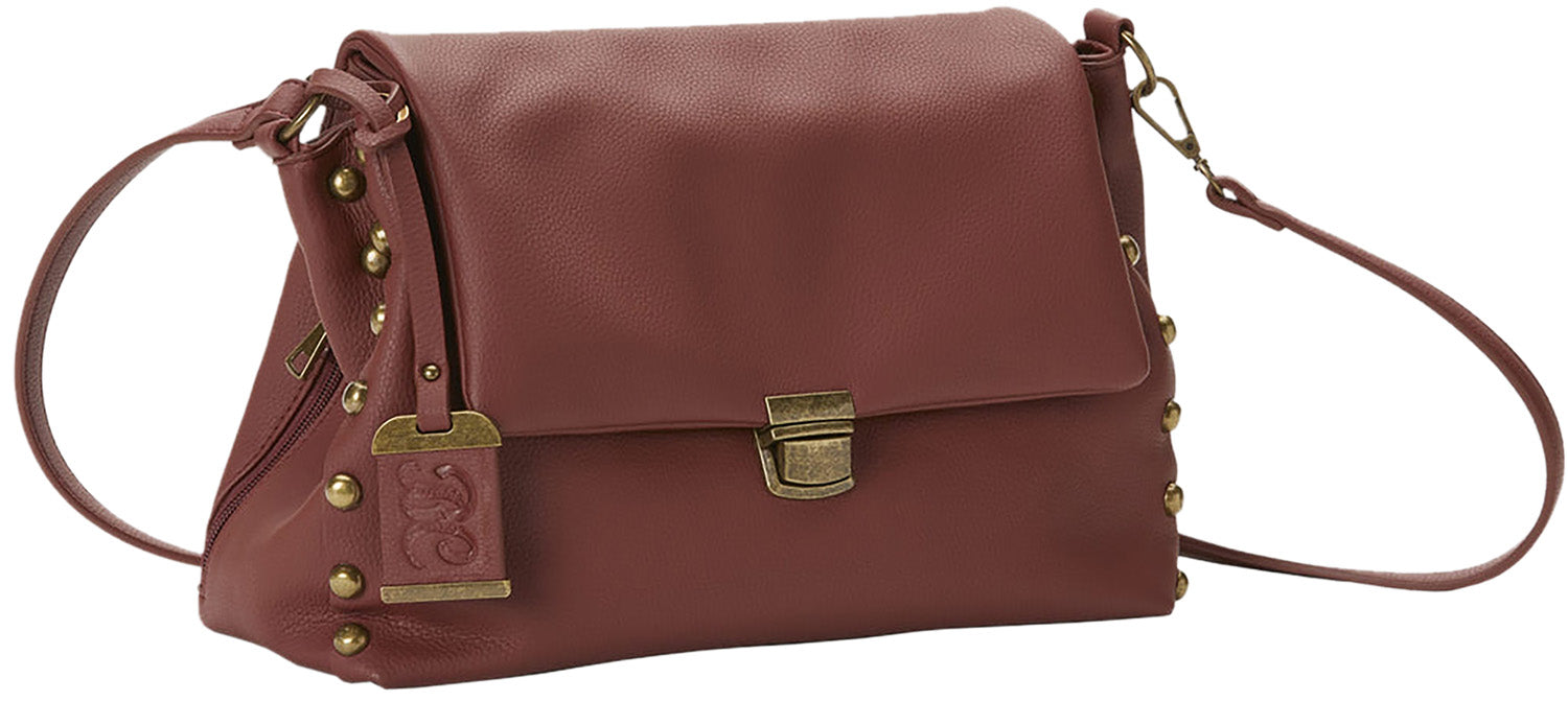Bulldog BDP072 PU Leather Hobo Crossbody Purse with Holster Rust for Small Autos and Revolvers Ambidextrous