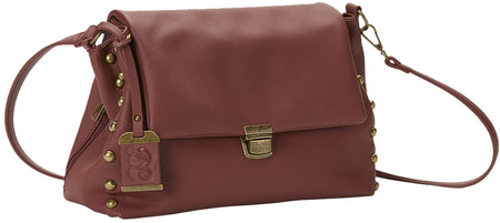 Bulldog BDP072 PU Leather Hobo Crossbody Purse with Holster Rust for Small Autos and Revolvers Ambidextrous