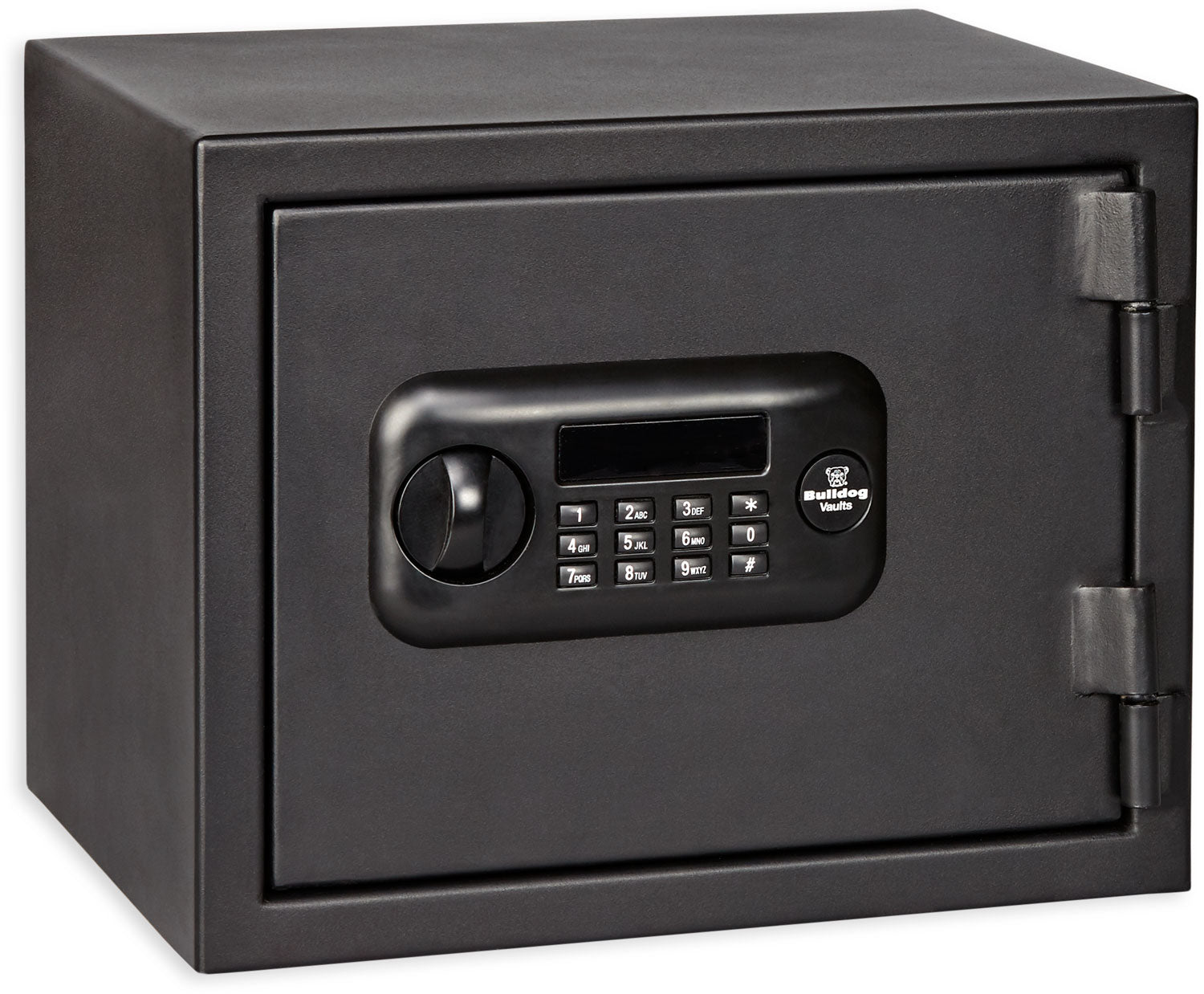 Bulldog BD1090F Digital Fire-Resistant Safe Keypad and Key Override Black Steel 12x15x12
