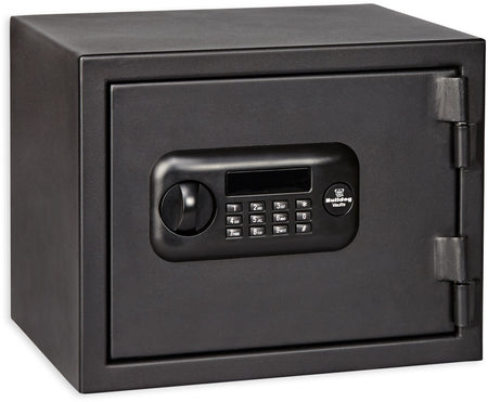 Bulldog BD1090F Digital Fire-Resistant Safe Keypad and Key Override Black Steel 12x15x12