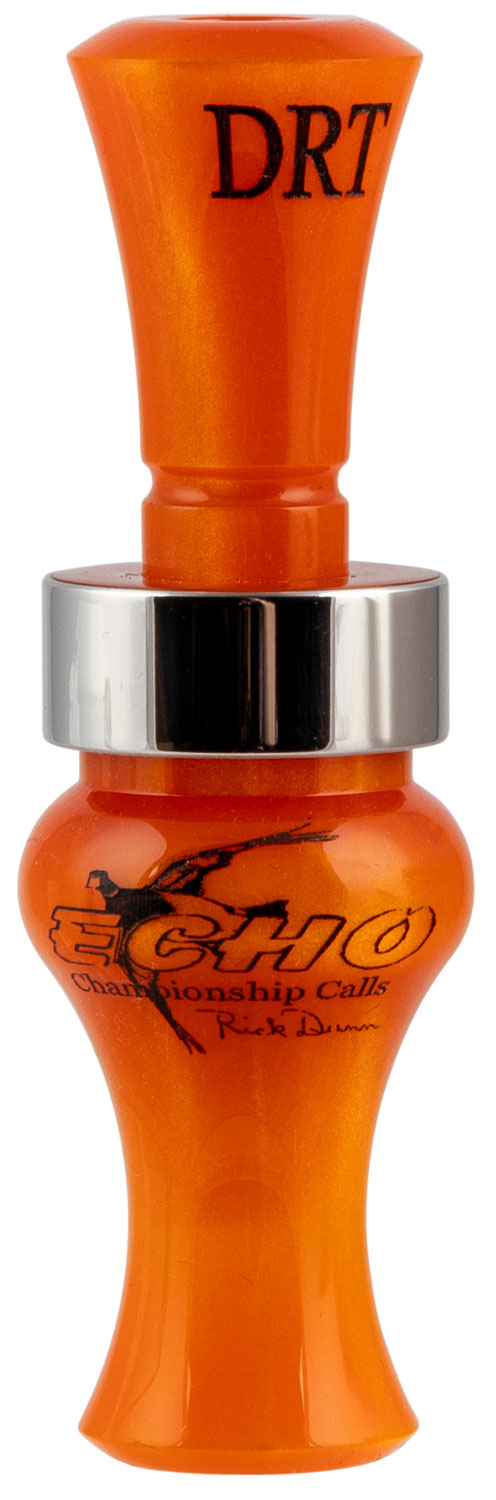 Echo Calls Timber Double Reed Mallard Hunting Call, Orange Pearl Acrylic
