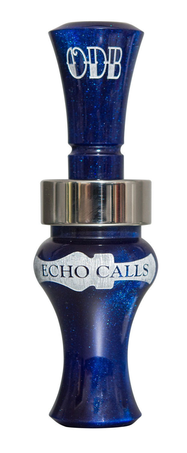 Echo Calls Old Dirty Breaker Single Reed Mallard Call, Blue Pearl Acrylic