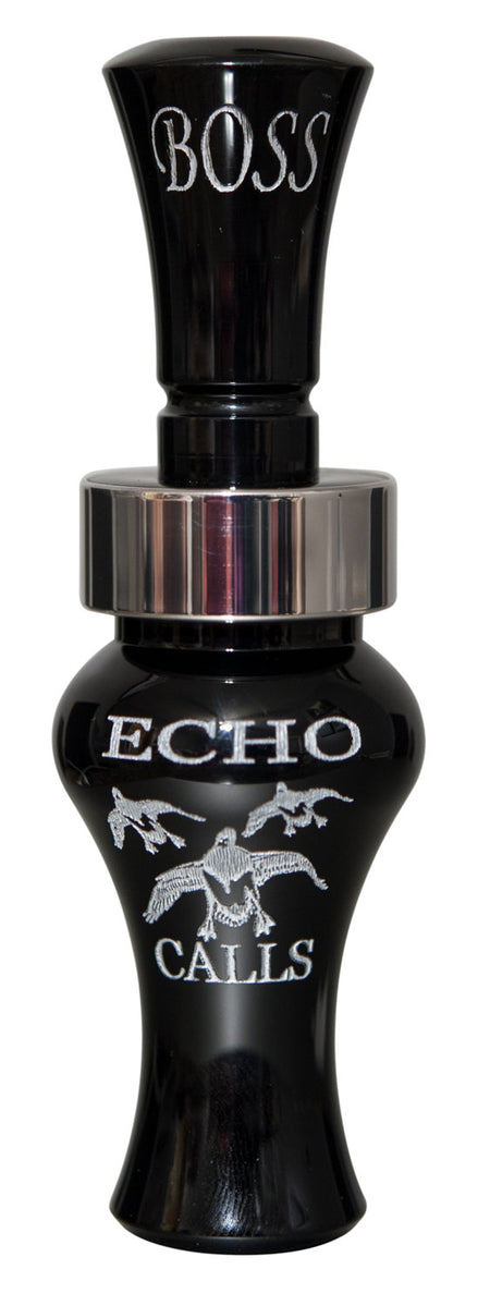 Echo Calls Boss Single Reed Mallard Hunting and Competition Call, Black Acrylic