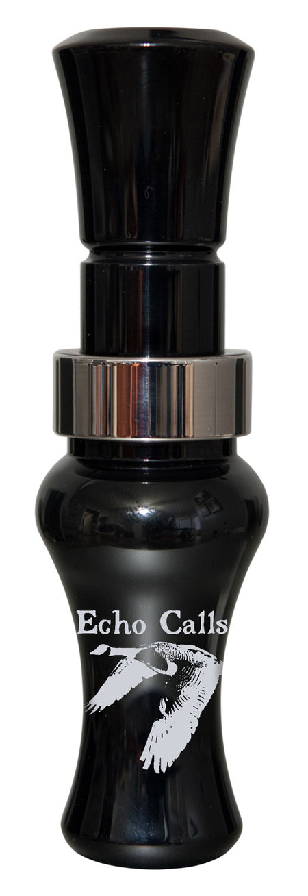 Echo Calls Canada Goose Hunting Call, Black Acrylic with Stainless Band