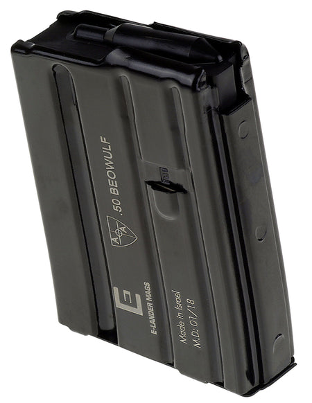 Alexander Arms .50 Beowulf 4-Round AR-15 Rifle Magazine Black Steel MEB504