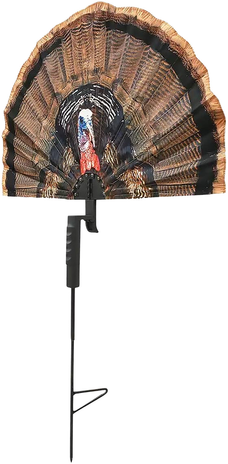 Mojo Outdoors HW2497 Turkey Fatal Fan Decoy Multi Color Synthetic Folding