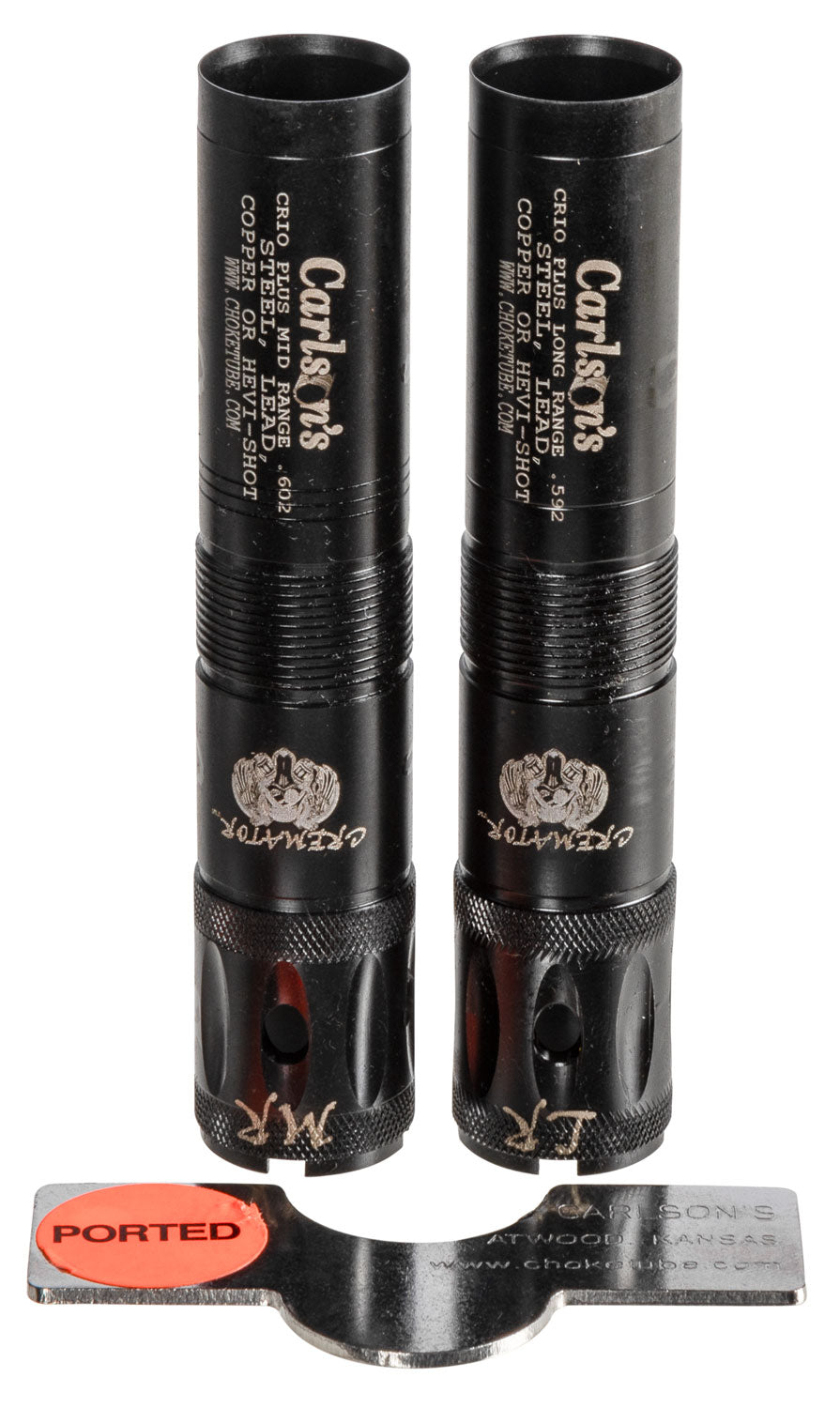Carlson's Choke Tubes Cremator 11490 Benelli Crio Plus 20GA Mid/Long Range Ported 17-4 Stainless