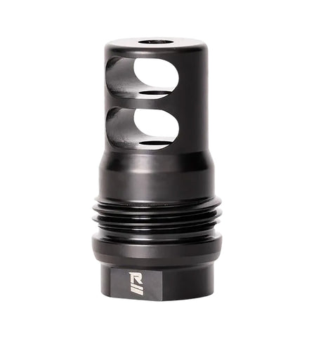 Rugged 2 Port Brake MB010 Black 1/2"-28 tpi 5.56 NATO 2.16" OAL Dual Taper Lock Radiant762 Surge762 Razor762 Micro30