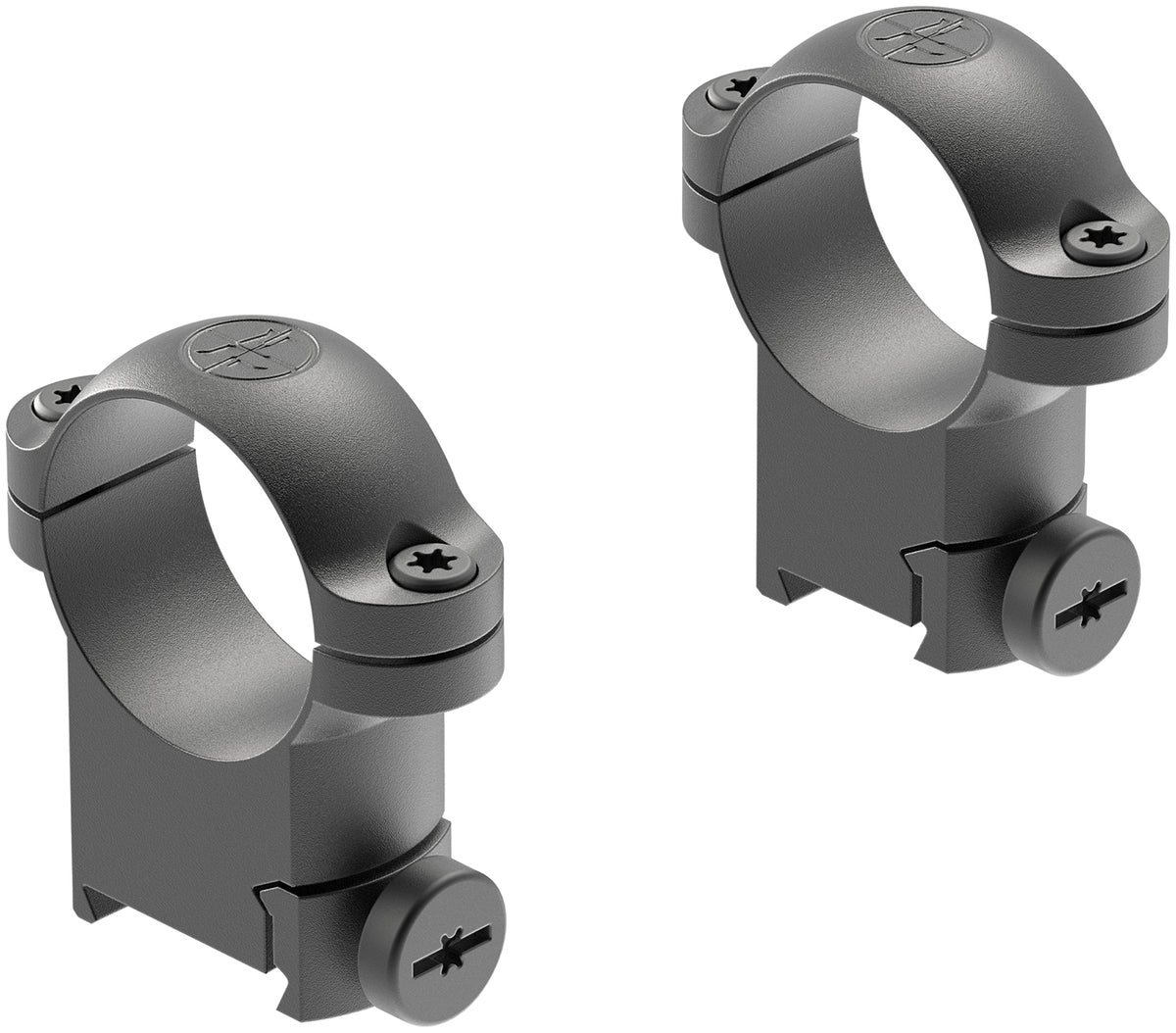 Leupold 54410 Sako 1" High Scope Rings Matte Black Steel