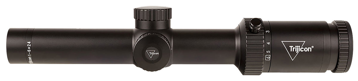 Trijicon Credo HX Satin Black 1-6x24mm 30mm Tube 2900020 LED Illuminated Red BDC Hunter Holds w/Dot .223 Reticle