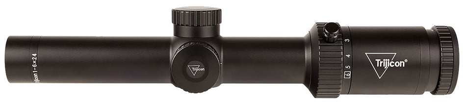 Trijicon Credo HX Satin Black 1-6x24mm 30mm Tube 2900021 LED Red MOA Segmented Circle Illuminated Reticle