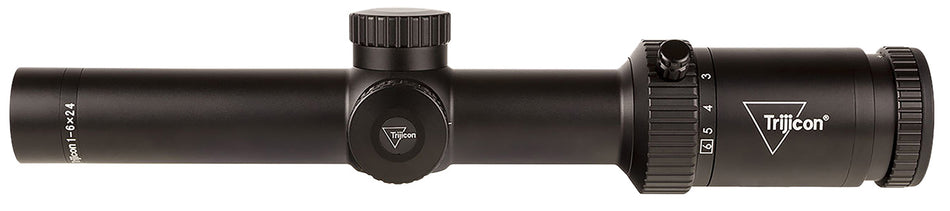 Trijicon Credo HX Satin Black 1-6x24mm 30mm Tube 2900022 LED Green Illuminated MOA Segmented Circle Reticle