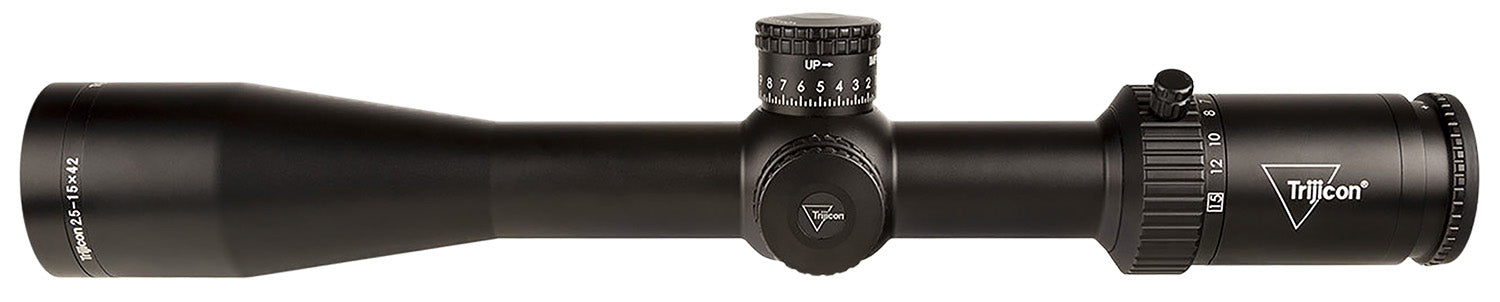 Trijicon Credo HX Satin Black 2.5-15x42mm 30mm Tube 2900033 LED Red MOA Center Dot Illuminated Reticle