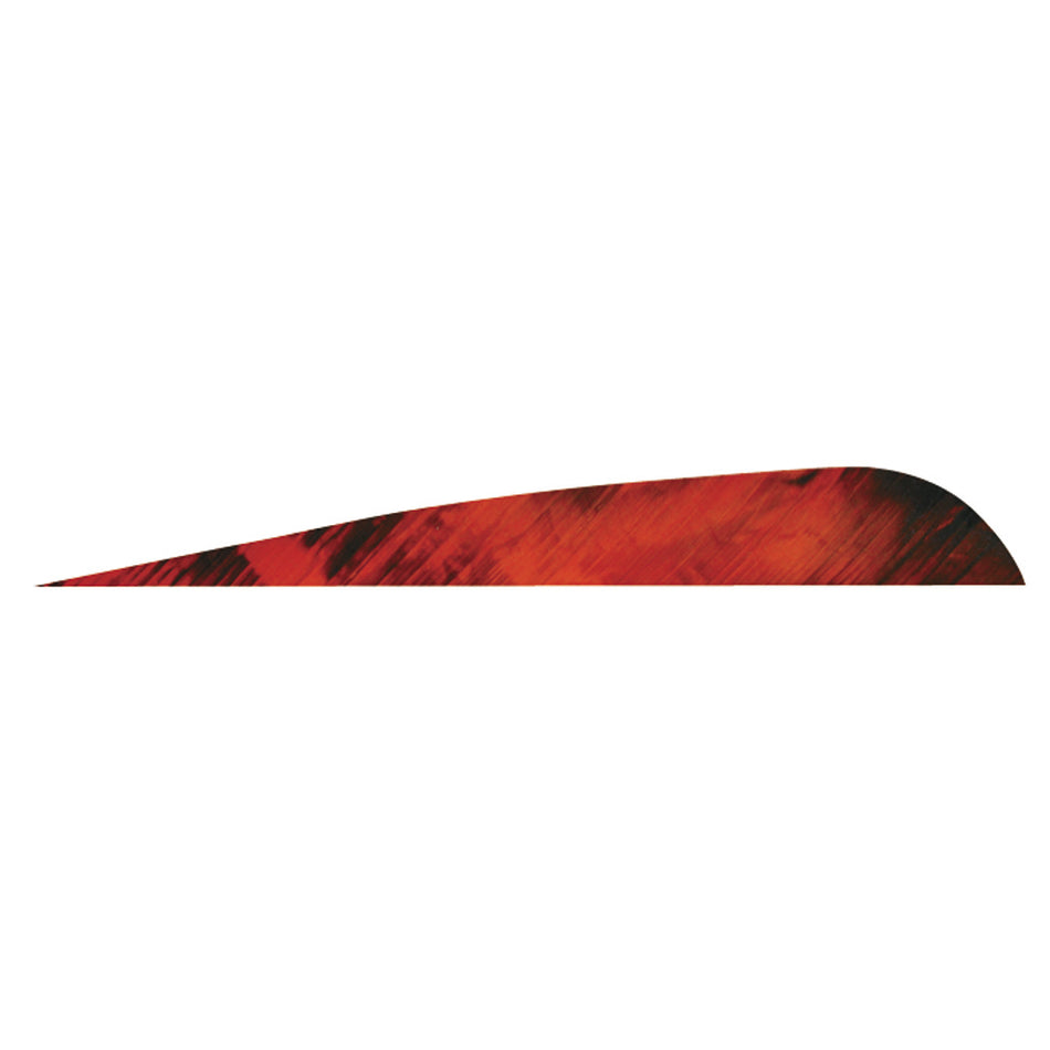 Gateway Tre-Bark Camo Arrow Feathers Tre-Red 4 Inch Right Wing 100-Pack