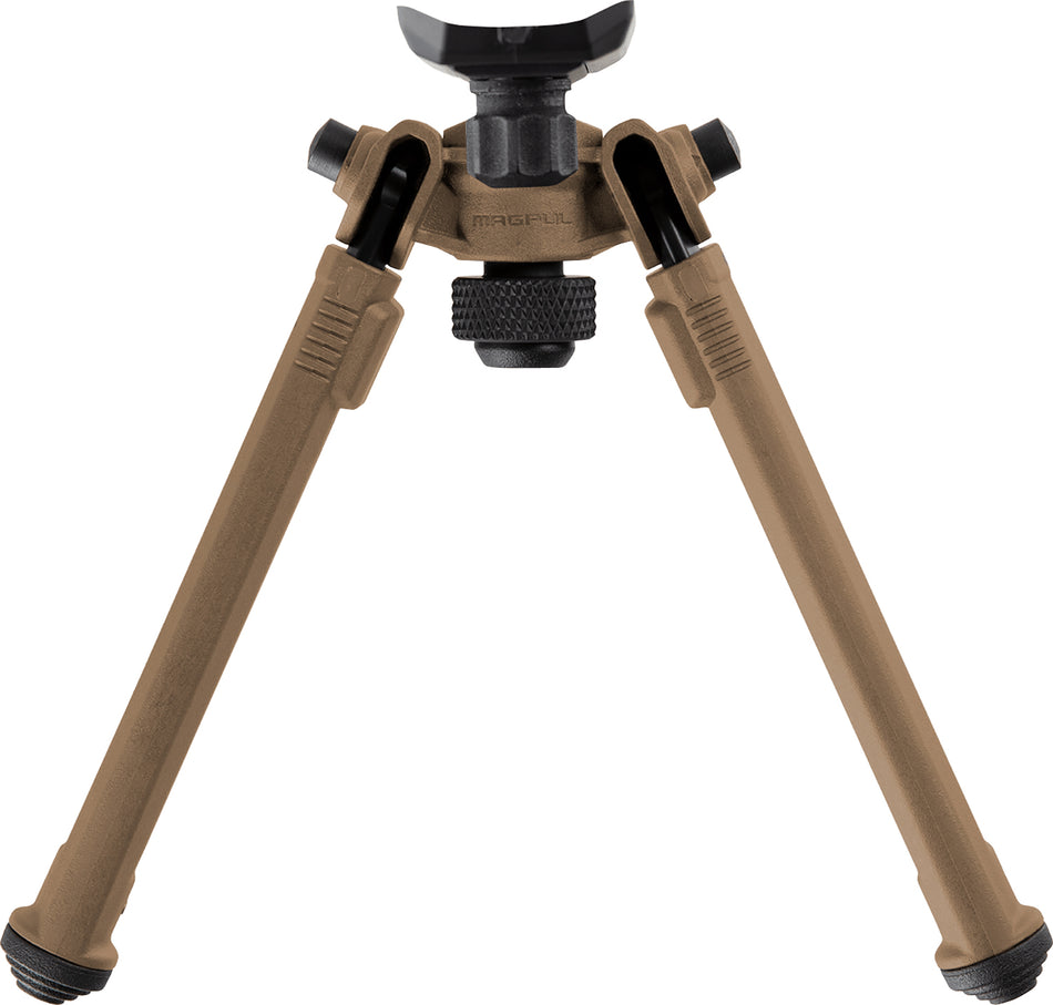 Magpul MAG1075-FDE FDE AR-Platform Sling Stud QD Bipod, 6.30-10.30" Adjustment