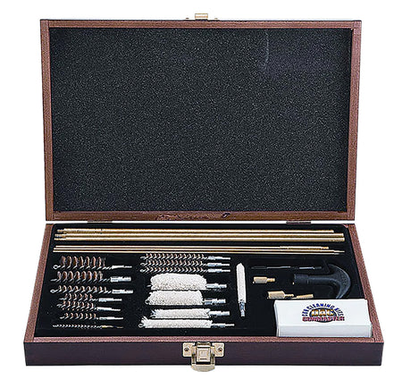 DAC Deluxe Multi-Caliber Universal Firearm Cleaning Kit 35 Pieces Brown