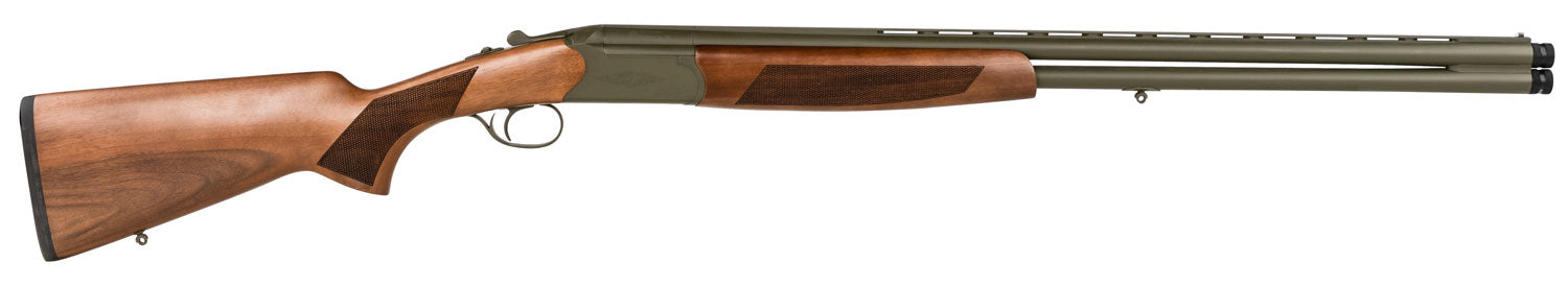 CZ-USA 06411 Drake All-Terrain Full Size 20 Gauge Break Open 3" 2rd 28" OD Green Cerakote Over/Under Vent Rib Barrel, OD Green Cerakote Stainless Steel Receiver, Fixed Turkish Walnut Stock, Right Hand