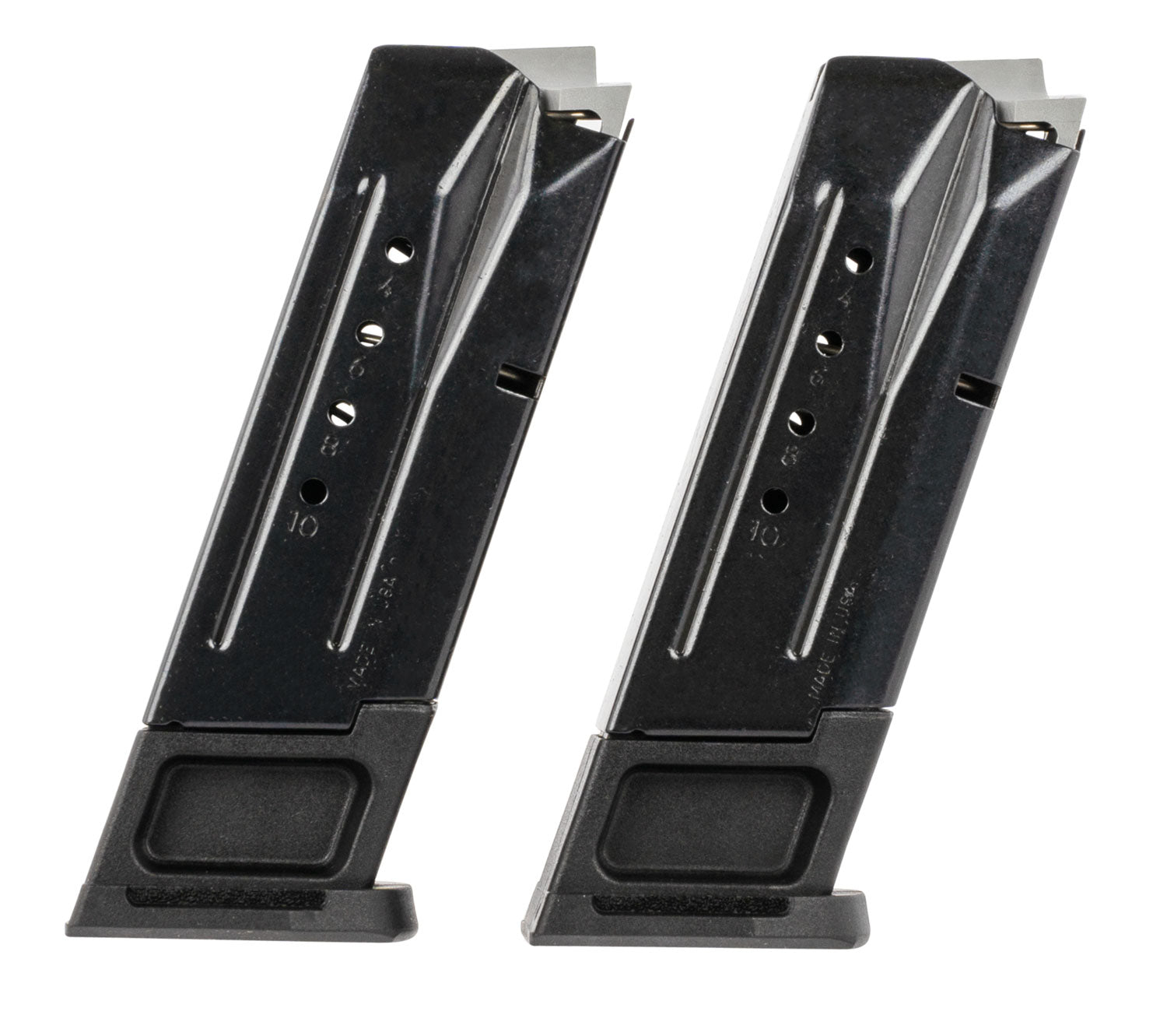 Ruger 90685 Security-9 2-Pack Value Magazines 10rd 9mm Luger Black Oxide Steel