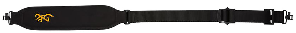 Browning 12232099 Corporate Black Foam Rubber Backed Rifle/Shotgun Sling