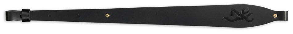 Browning 122499 Big Buckmark Black Leather Adjustable Rifle Sling