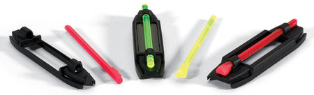 Browning 12859 HiViz Bird Buster Shotgun Sight Set with Interchangeable Colored LitePipes