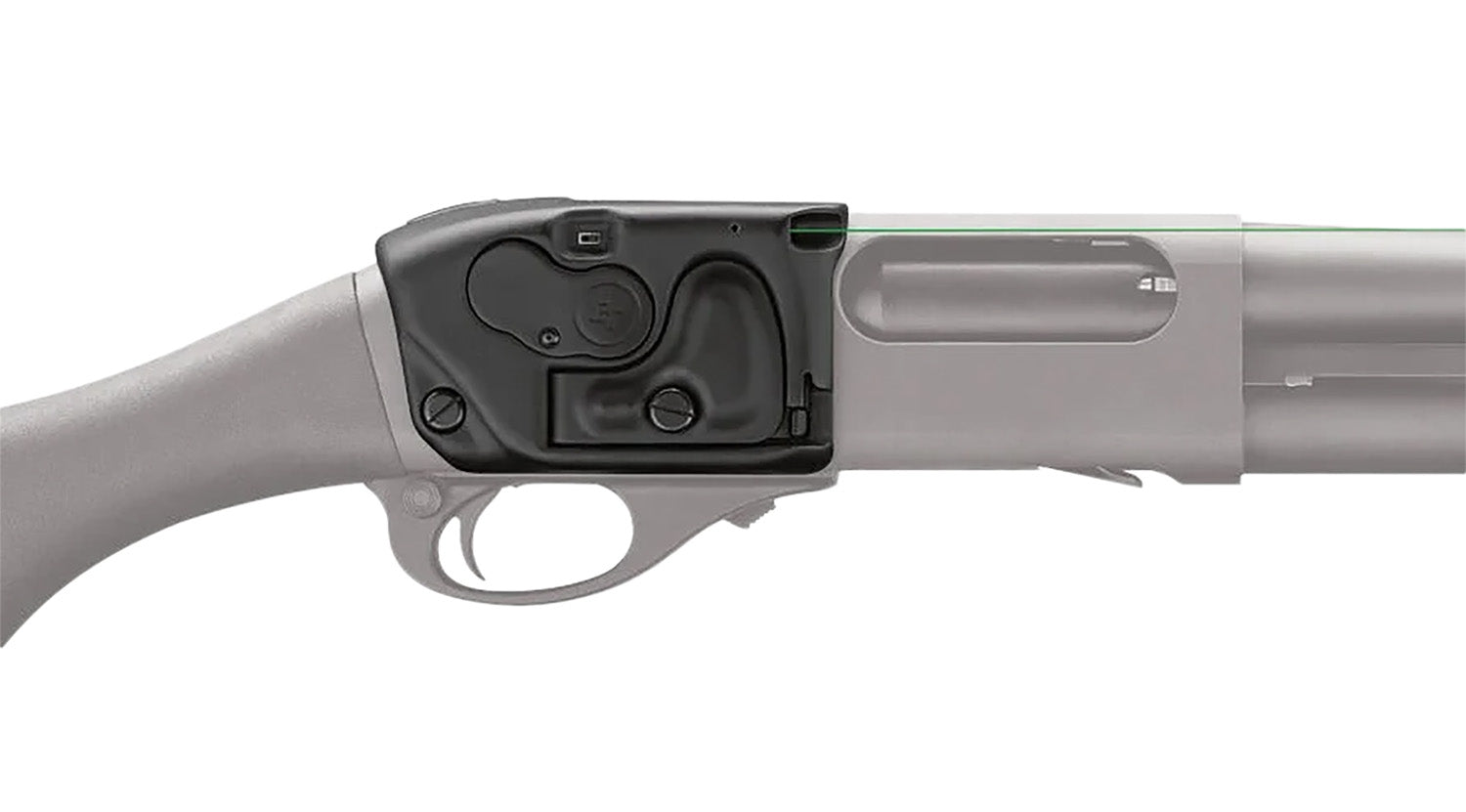 Crimson Trace 0181401 Remington 870 Tac-14 LaserSaddle - 5mW Green Laser, Receiver Mount