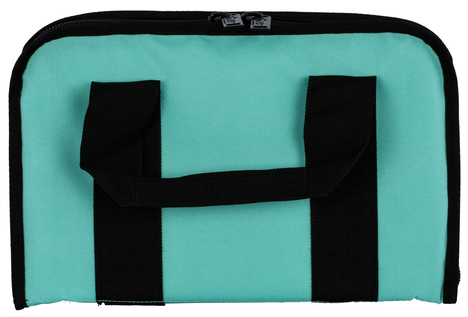 US PeaceKeeper Attache Handgun Case P21122 Robin's Egg Blue Padded 600D Polyester